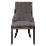 23306  Aidrian Charcoal Gray Accent Chair 